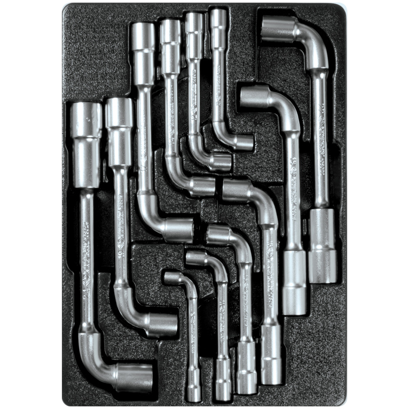 KINGTONY Комплект торцевых ключей L-образных в лотке  12 предметов  9-1812MR