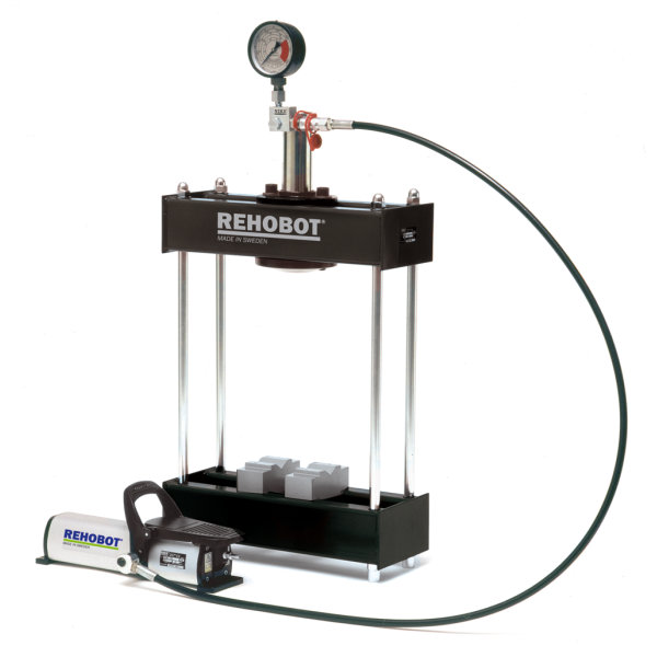 Пресс гидравлический настольный c ручным насосом REHOBOT 45224