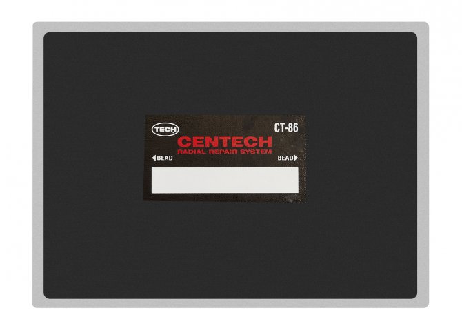 Заплата корд.245x340мм (5шт) Tech CТ-86 199BK