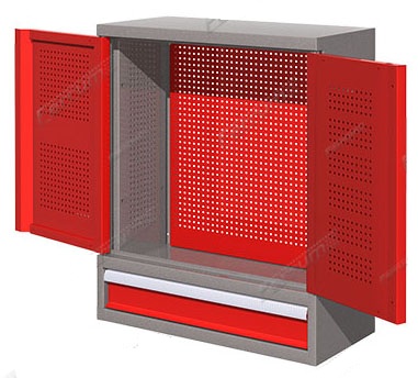 Шкаф настенный серии "CLASSIC"  — один ящик, красный 03.001М-3000