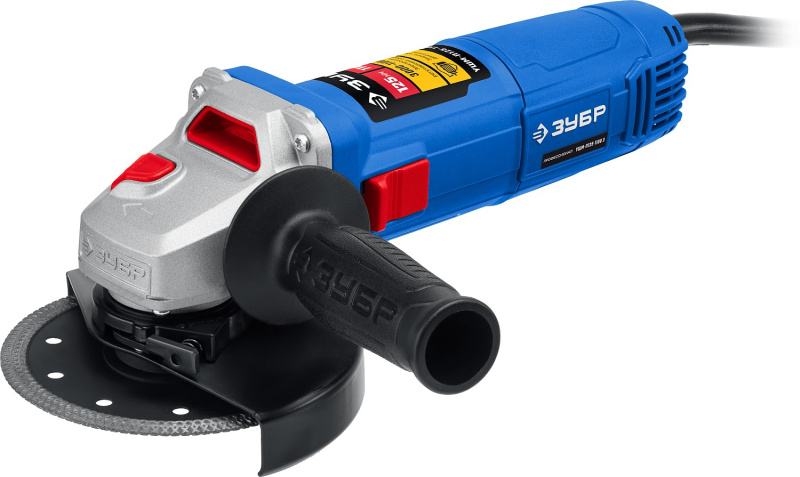 УШМ ЗУБР Профессионал, с регулировкой оборотов, 125 мм, 1100 Вт УШМ-П125-1100 Э