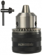 Патрон сверлильный зажимной ключевой № 49 размер 1-10мм посадка 3/8 ПрофОснастка (ключ в компл)