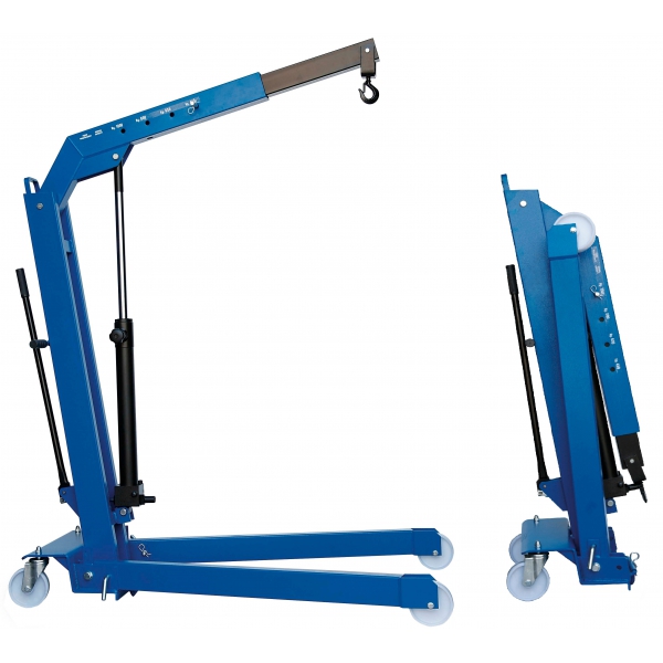 Кран гаражный г/п 0,5 т, складной, однотактный насос W107 SE (OMA586)