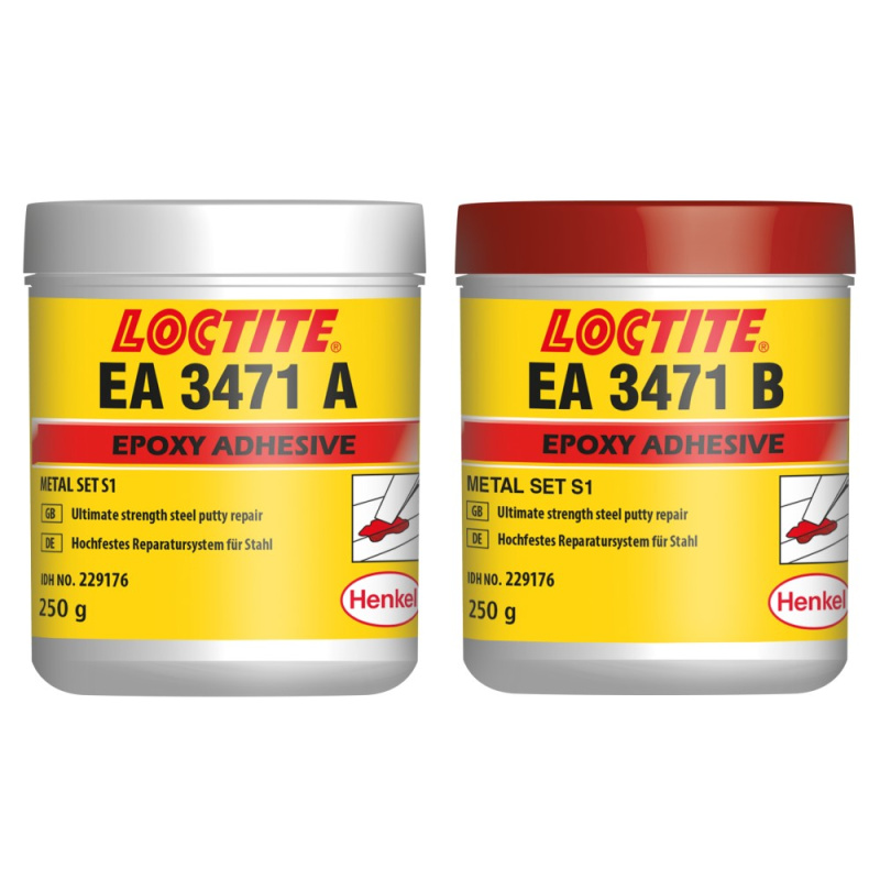 Сталенаполненная шпатлевка LOCTITE EA 3471 500G 2х250 г 229176